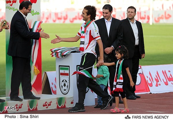 جشن صعود تیم ملی فوتبال ایران در استادیوم آزادی
