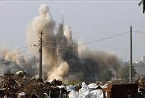 حملات هوایی رژیم صهیونیستی به غزه در آغاز ماه رمضان
