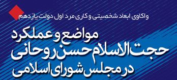 مواضع و عملکرد حجت الاسلام حسن روحانی در مجلس شورای اسلامی