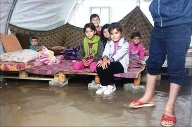 کودکان عراقی در سرمای زمستان +تصاویر 