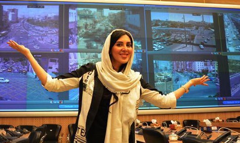 لیلا بلوکات در سازمان مدیریت بحران تهران!+عکس