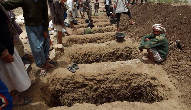 ۹۵۶۵ کشته و زخمی در تجاوز سعودی به یمن