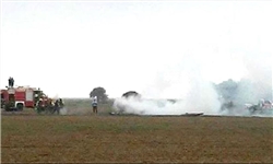 سقوط هواپیمای نظامی در آرژانتین