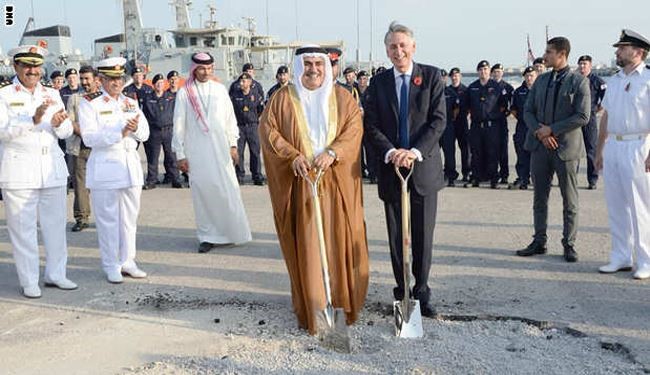 بحرین به انگلیس پایگاه دریایی داد