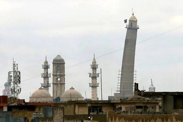 داعش مسجد تاریخی موصل را منفجر کرد+ تصویر ماهواره‌ای 