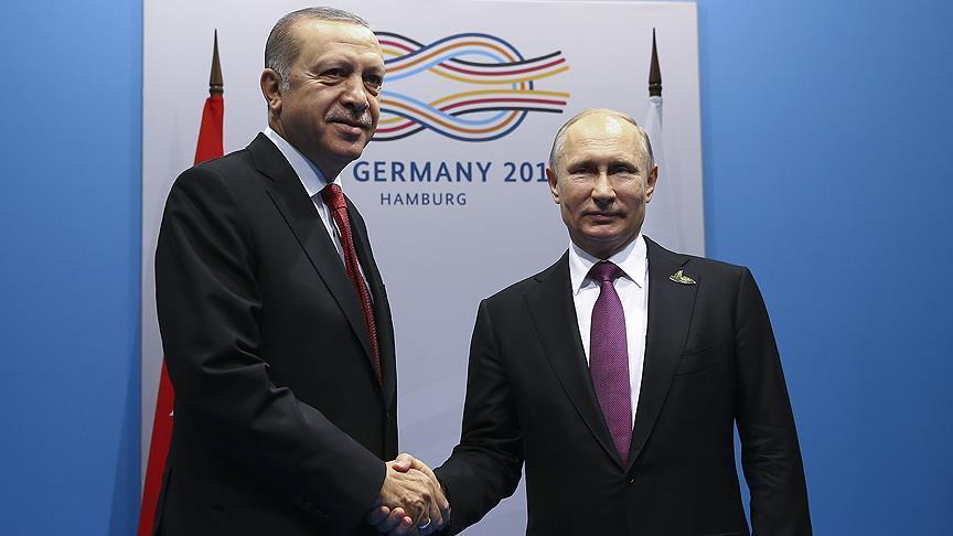 دیدار اردوغان و پوتین در حاشیه نشست ۲۰