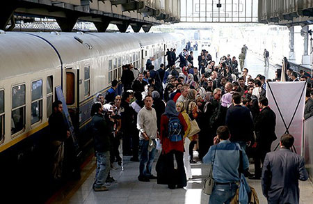بازرسی از ایستگاه قطارهای بین‌المللی مجارستان در پی تهدید به بمب‌گذاری