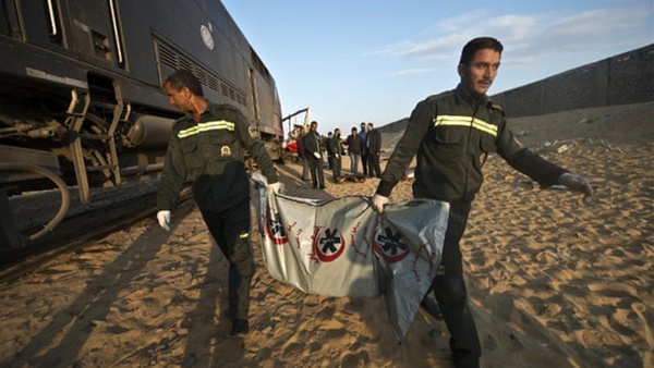 برخورد ۲ قطار در مصر ۲۸ کشته برجای گذاشت