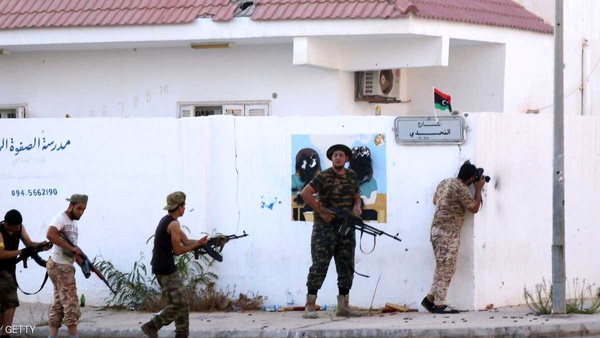 درگیری ارتش لیبی با داعش در شرق سرت