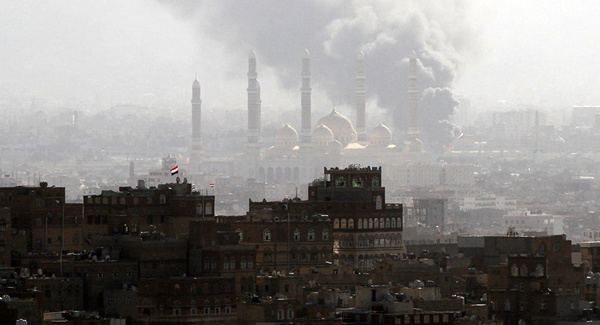 حمله‌های هوایی به «صنعا» پایتخت یمن