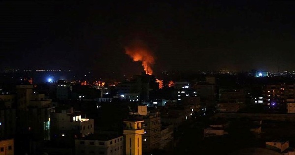 حملات گسترده جنگنده‌های صهیونیستی به نوار غزه