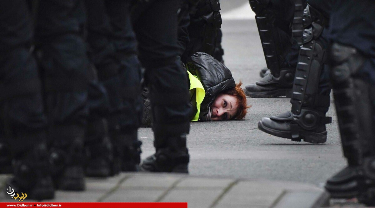 برخورد خشن با معترضان در فرانسه