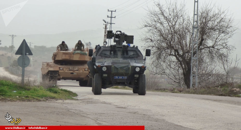 اعزام تانک‌های زرهی ترکیه به مرز سوریه