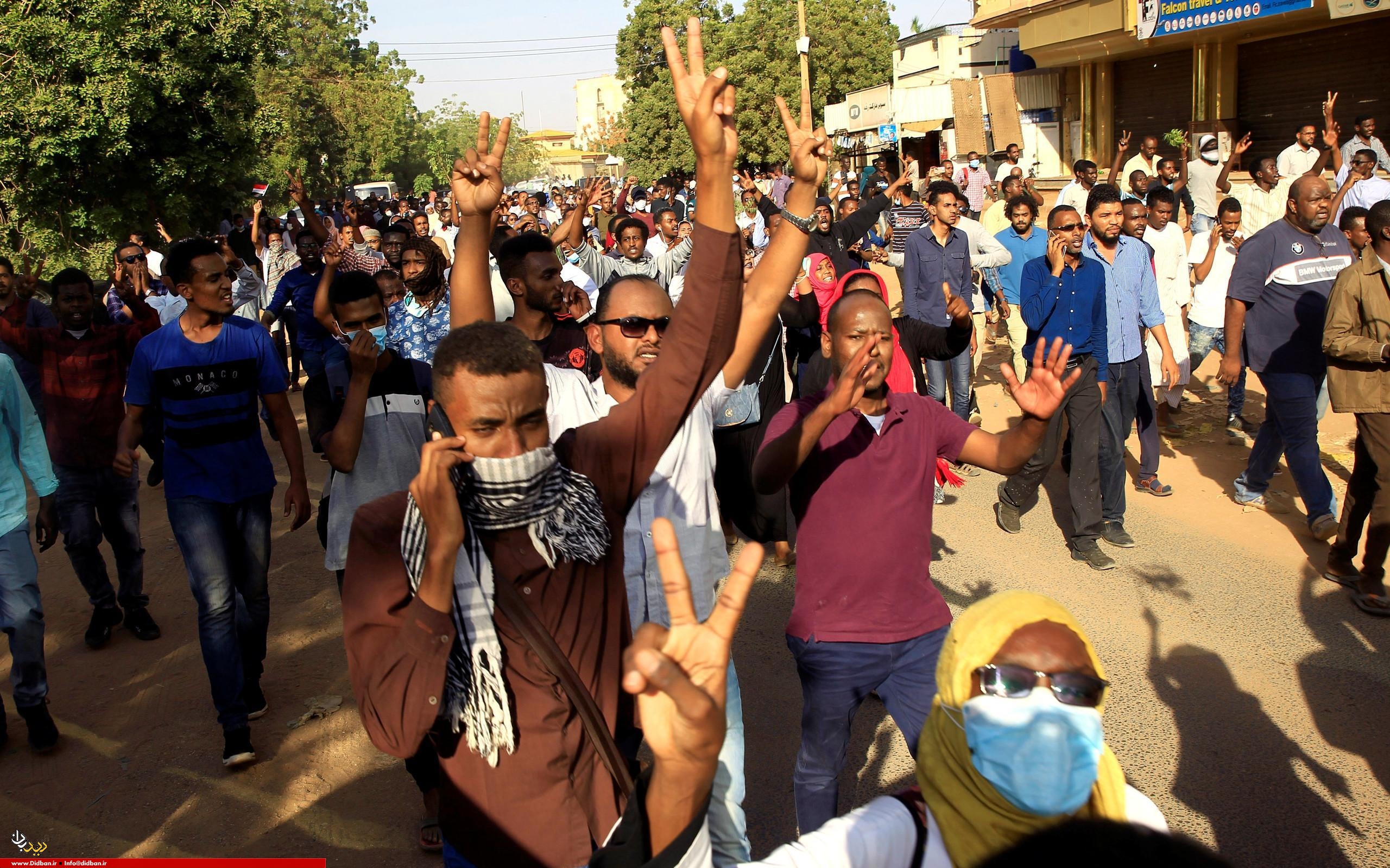 اعتراض به نابسامانی ها در سودان