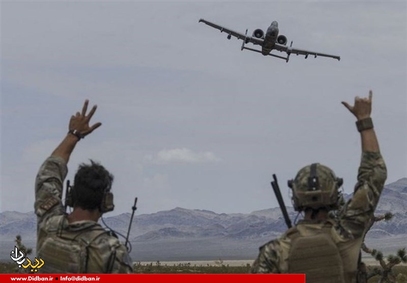 حمله هوایی آمریکا به نیروهای امنیتی در جنوب افغانستان