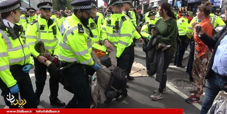 شمار بازداشتی‌های تظاهرات در انگلیس از ۱۰۰۰ نفر گذشت
